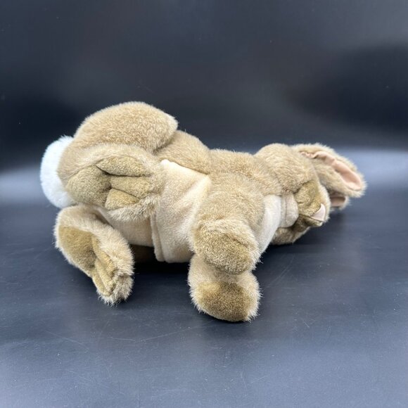Vintage Folkmanis Realistic Rabbit Hand Puppet Stuffed Animal Plush Bunny - Picture 6 of 11